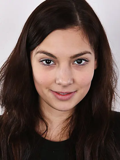 Awesome female black long-sleeved