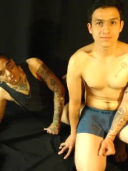 Brunette Young Man Andy and Brunette Brillo.