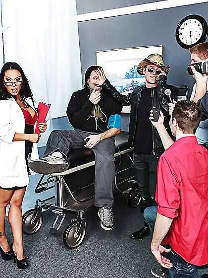 Teen uniform foursome