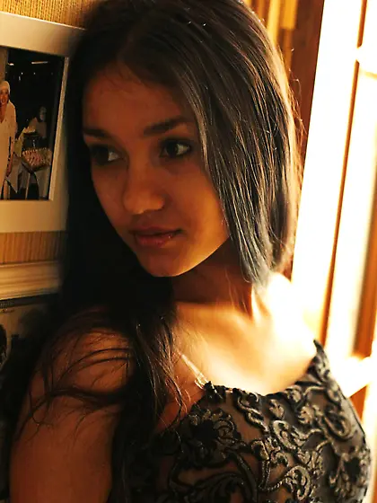 Lissa A takes her slutty black dress off and shows us her fantas