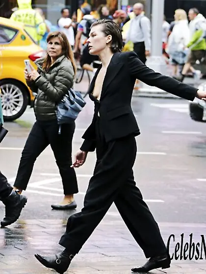 Milla Jovovich NipSlip Photos