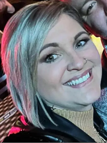 Mallory shows off her big titties at mardi gras