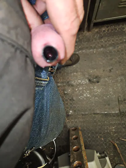 Working on my stretched hole