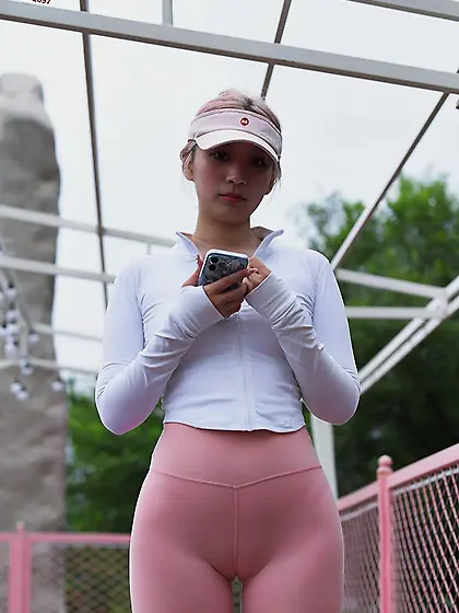 Asians in Yoga Pants