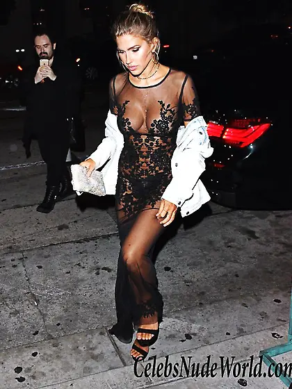 Kara Del Toro Wearing A See Thru Dress At Catch