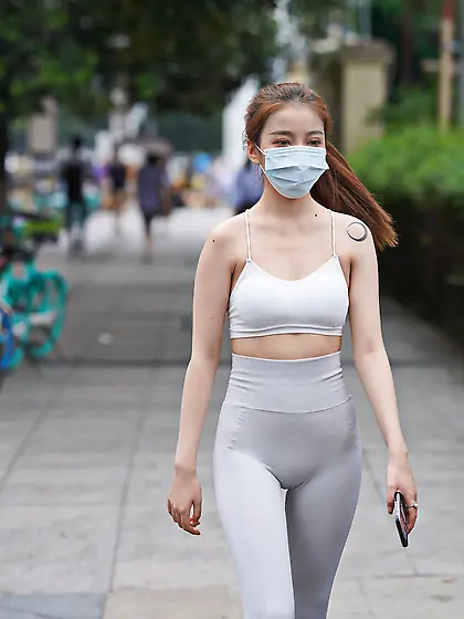 Asians in Yoga Pants