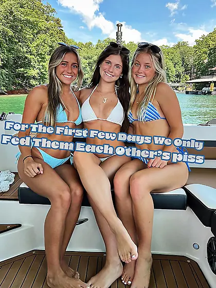 We only fed them each other's piss