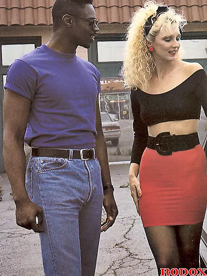 Horny retro black guy