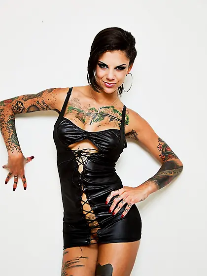 Cheap whore black leather