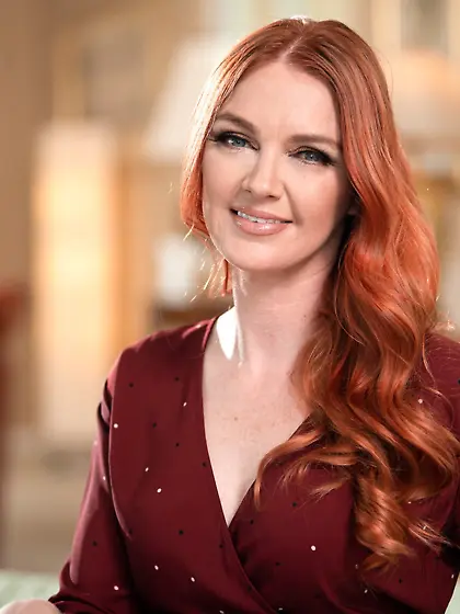 Redhead bombshell Marie McCray gets fucked balls deep