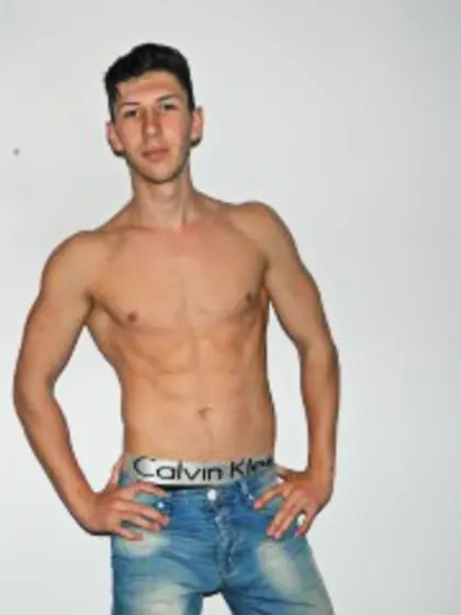 Brunette Young Man Brandonsky Love Balls/Beads.