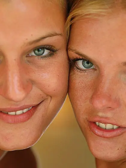 Two naked teens cannot resist each other's hot bodies in a