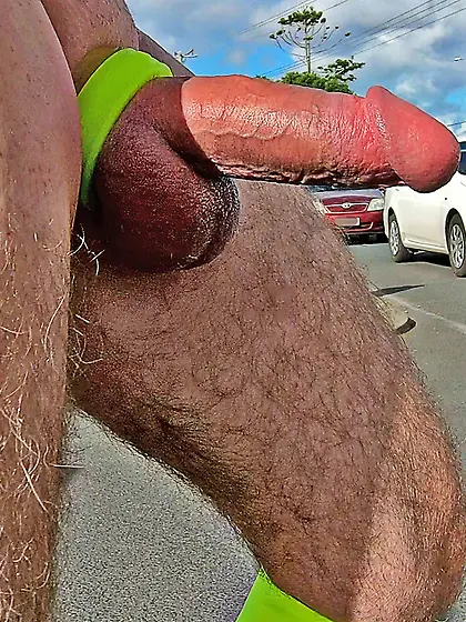 WNBR Byron Bay Public Erection Crossing the Street