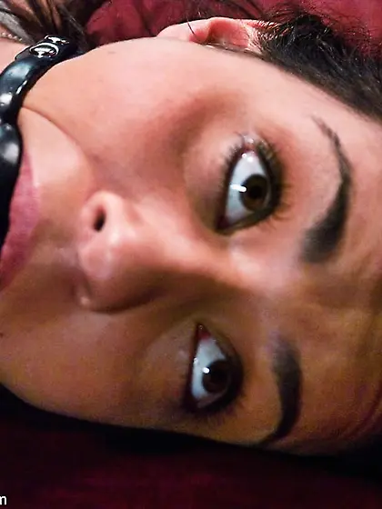 Helpless female wait leave