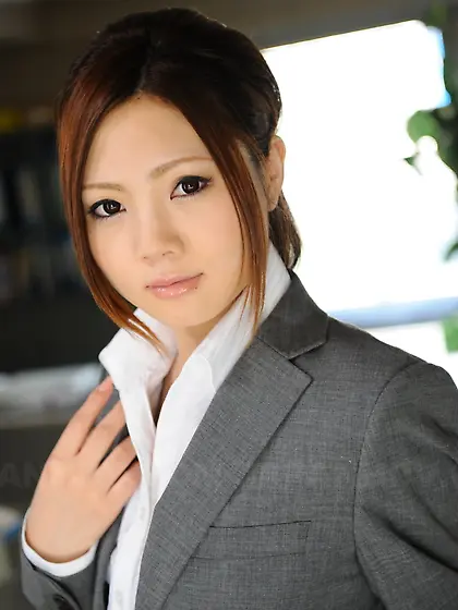 Broad grey office suit