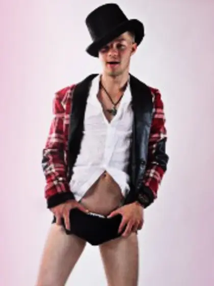 Blonde Young Man Erick Butt Plug.