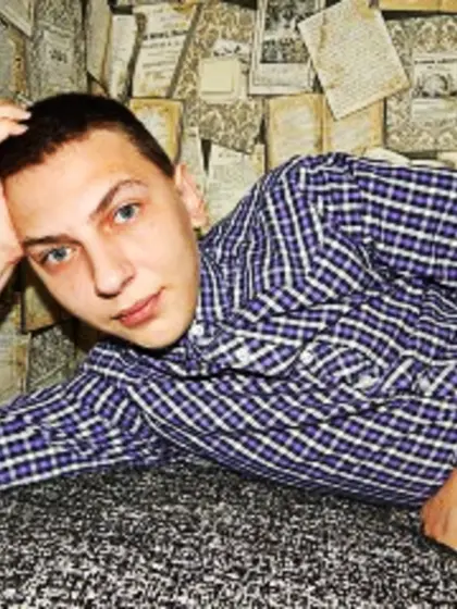 Brunette Young Man Luka Zoom.