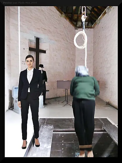 pendue aux pieds nus has me hanged