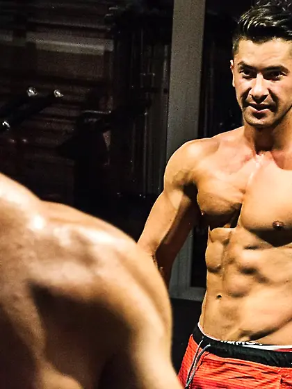 White gay keanucriss07 dancing