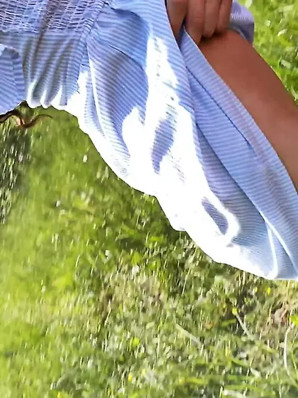 Cute girl gets fucked hard outdoor