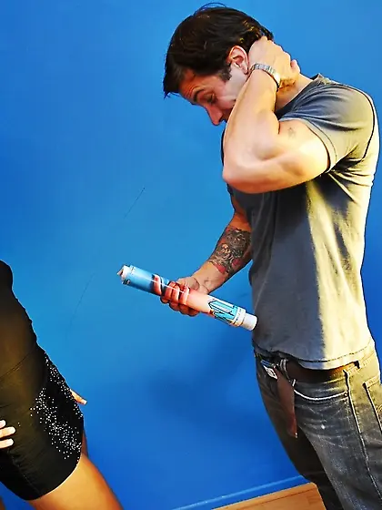 Good-looking black girl chills with new white boyfriend she has