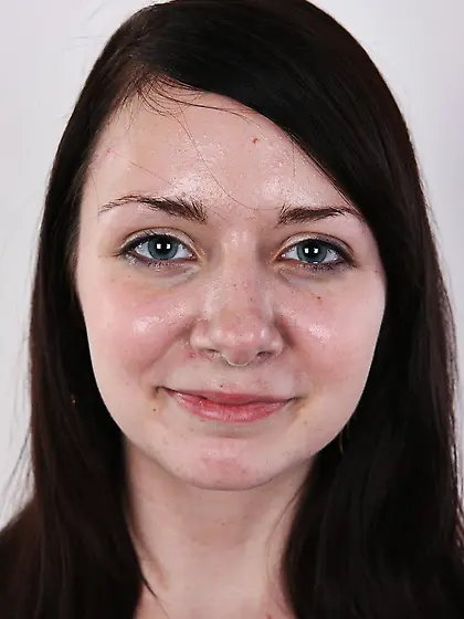 Black hair teen chick