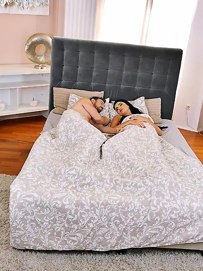 Polish submissive deep throated in the bedroom