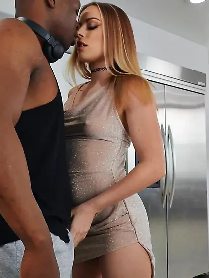 Anna Claire Clouds sucks big black cock and gets fucked well