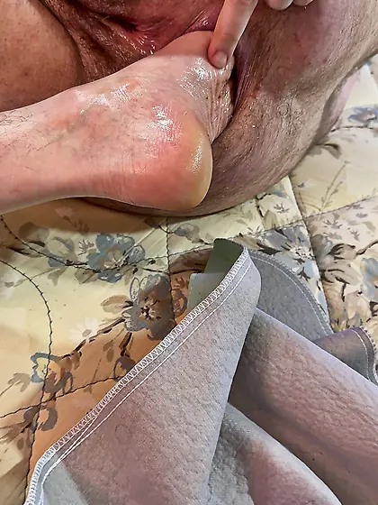 Gaping anal pigs ass with feet
