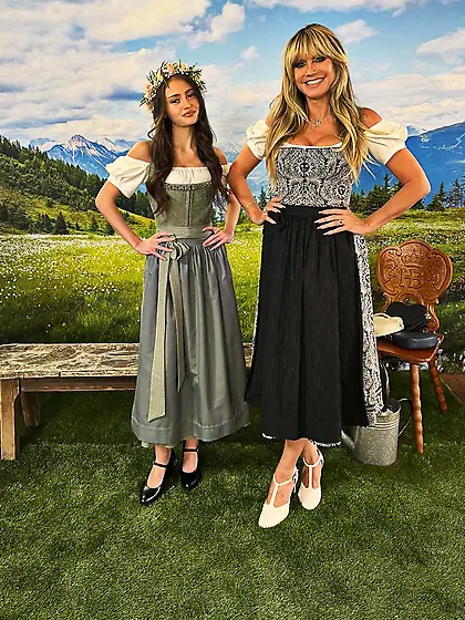 Leni Klum and Heidi Klum