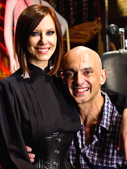 Enslaved guy dressed woman