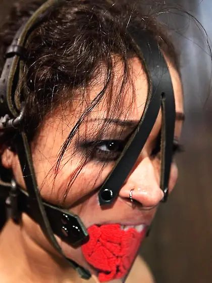 Slut straitjacket skinny slave