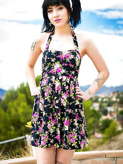 Small tits ass spread