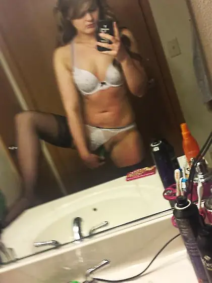 Curly brunette slides huge