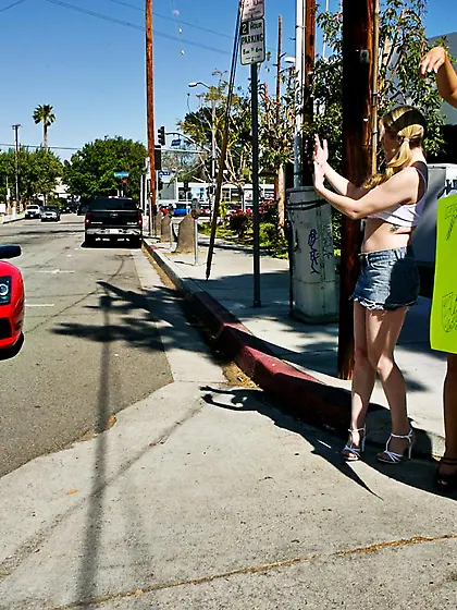 London Keyes, Aiden Starr and Natalie Norton play with strap-on