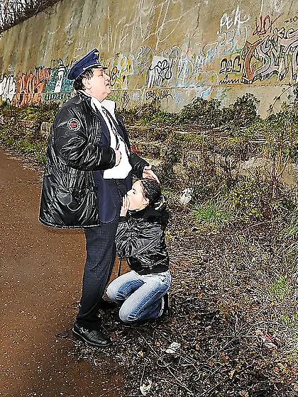 Hungarian adorable ass licking