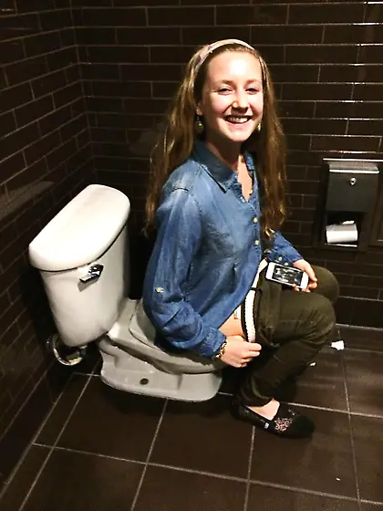 Toilet girl