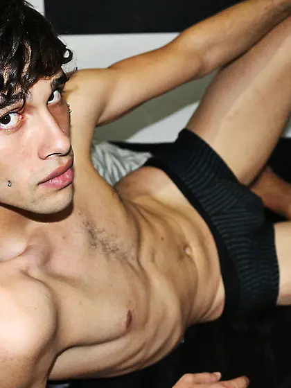 Latin young gay SebastianV like to snapshot