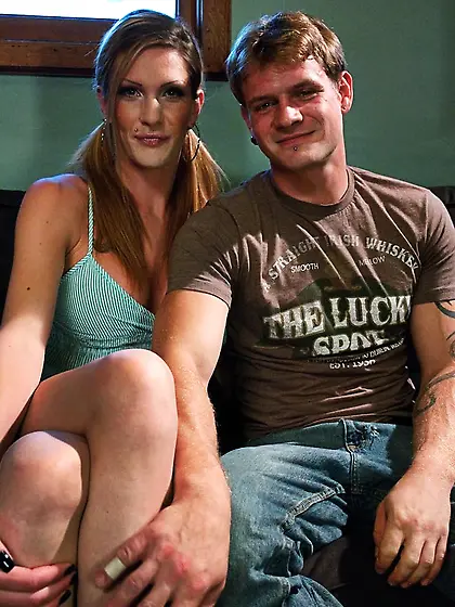 Mature blonde tranny pigtails