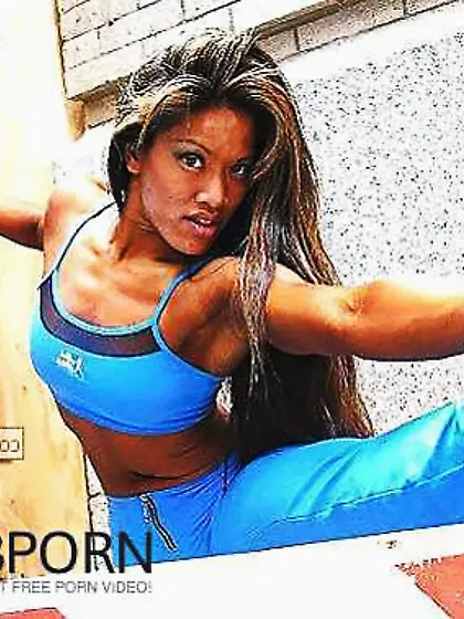 Rebecca In Blue Latex