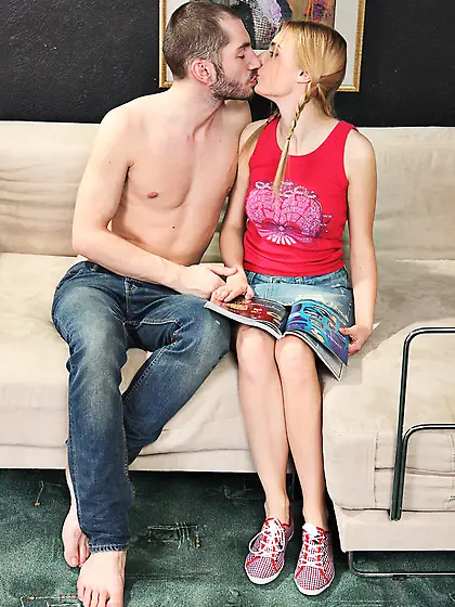 Teen mouth full of cum