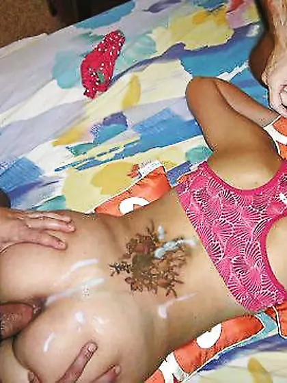 AnjaCawa vollgerotzt mit Sperma