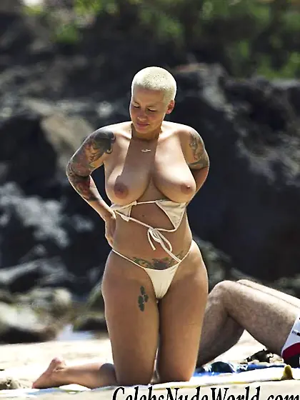 Amber Rose topless photos