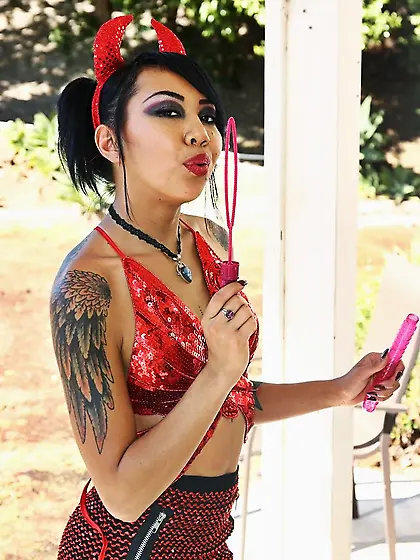 Emo skinny teen small tits