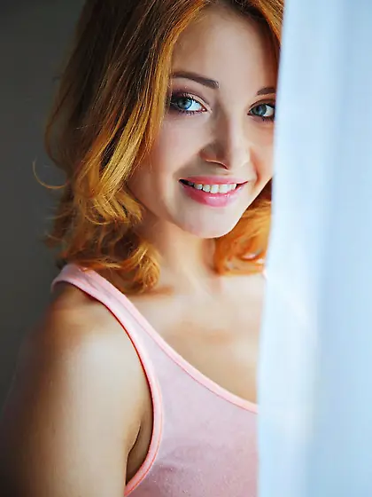 Natural big ass redhead