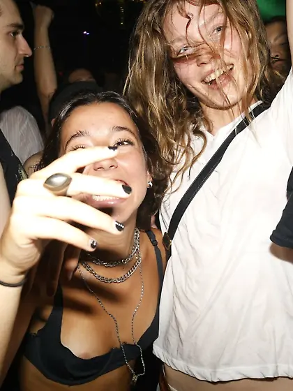 Nip slip UK nightclub party