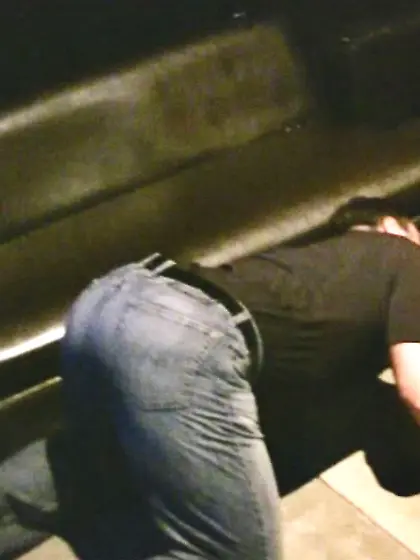 MILF makes a man lick her sexy tootsies