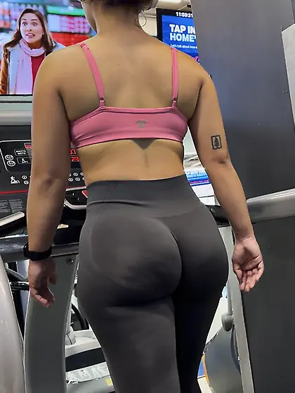 Spandex Short Thick Gym Pawg