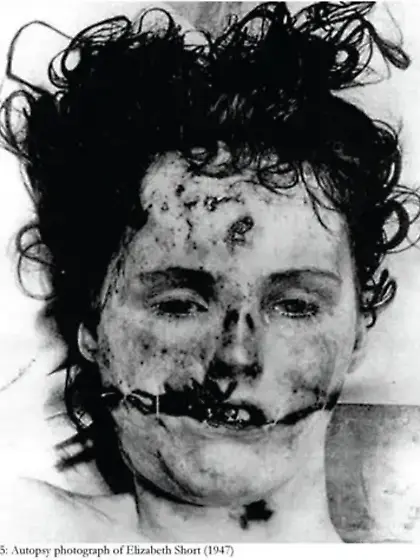 Black Dahlia’s face