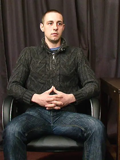 Gay boy exposing legs